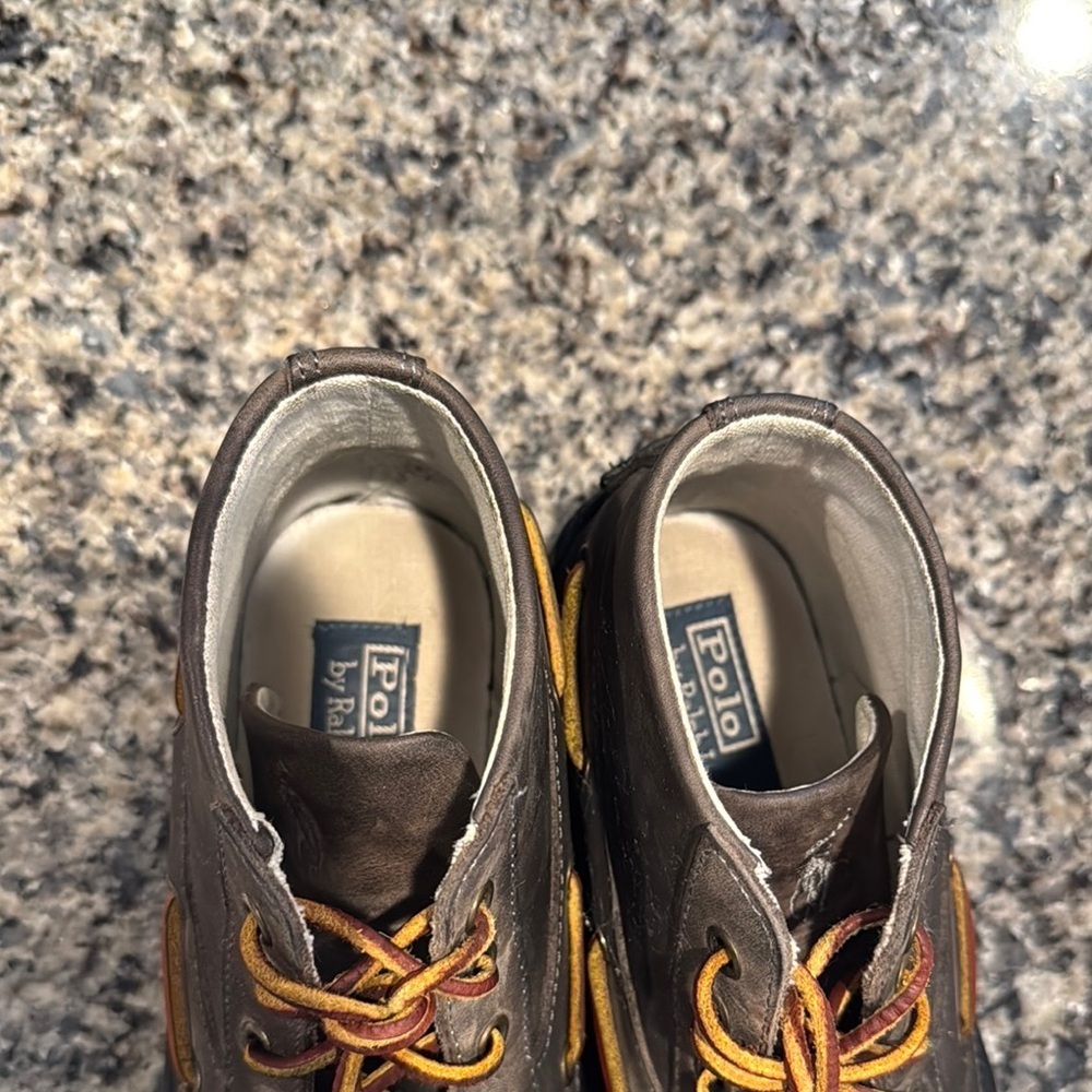 Ralph Lauren Men's Black and Brown Shoes size 8 - Picture 4 of 7